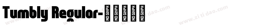 Tumbly Regular字体转换